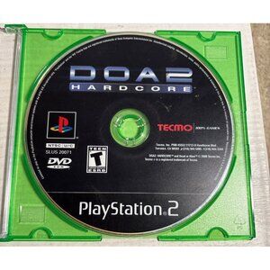 DOA2 Hardcore PlayStation 2 Game Disc Tecmo NTSC U/C 2000 Teen Rating DISC ONLY